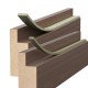 WHITE ADHESIVE DRAUGHT EXCLUDER 12x6 10m DRAUGHT EXCLUDERS - RUBBER SEALS
